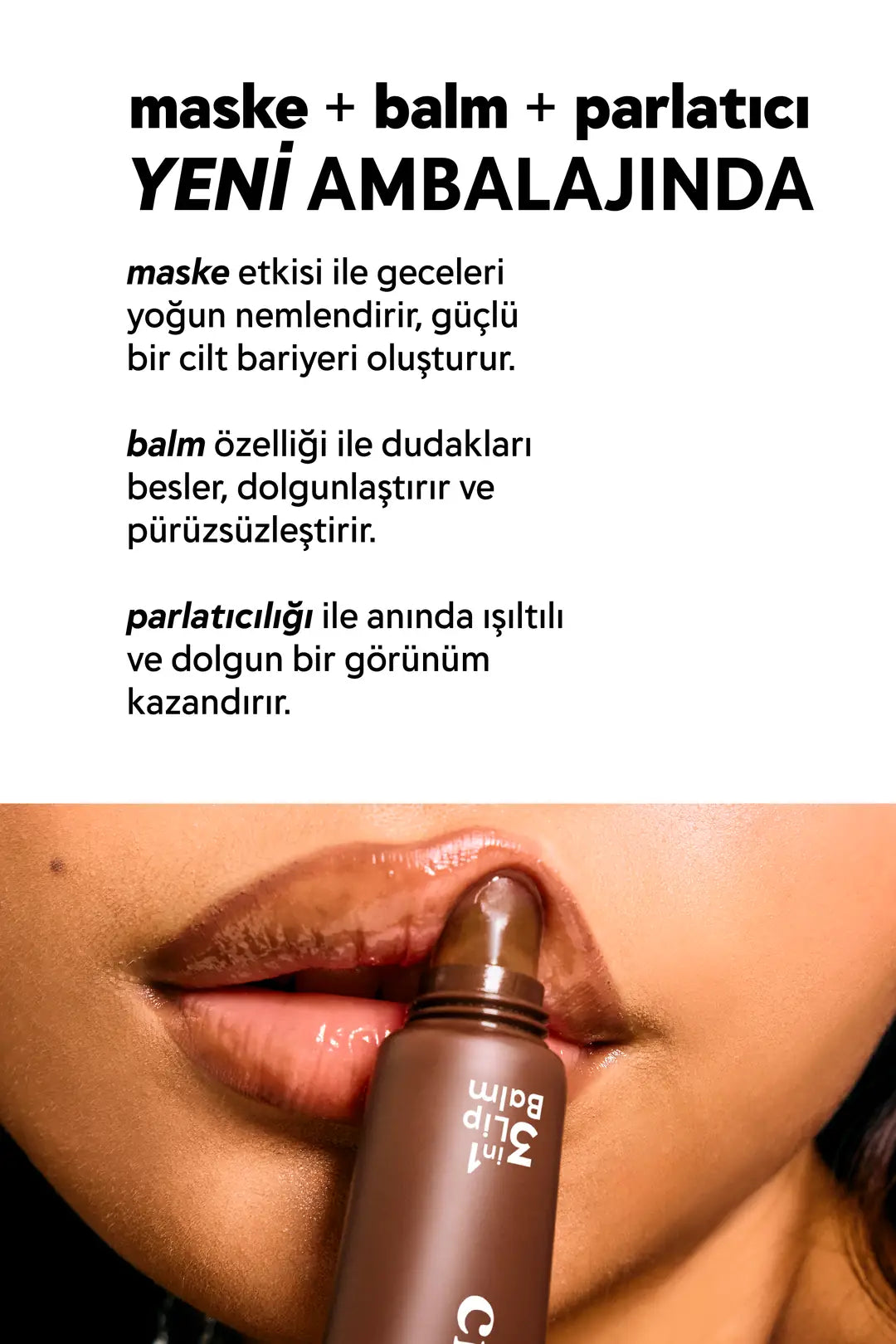 3in1 Lip Balm - Mocha