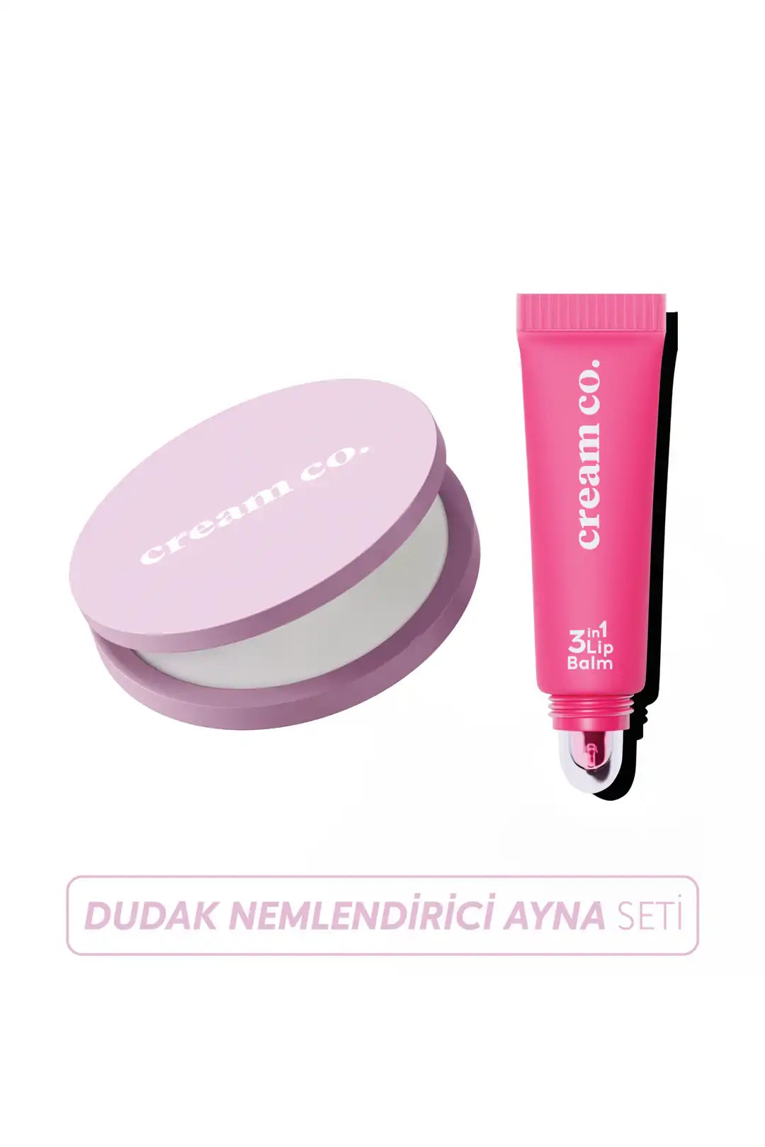 Dudak Nemlendirici & Ayna Seti Bubblegum