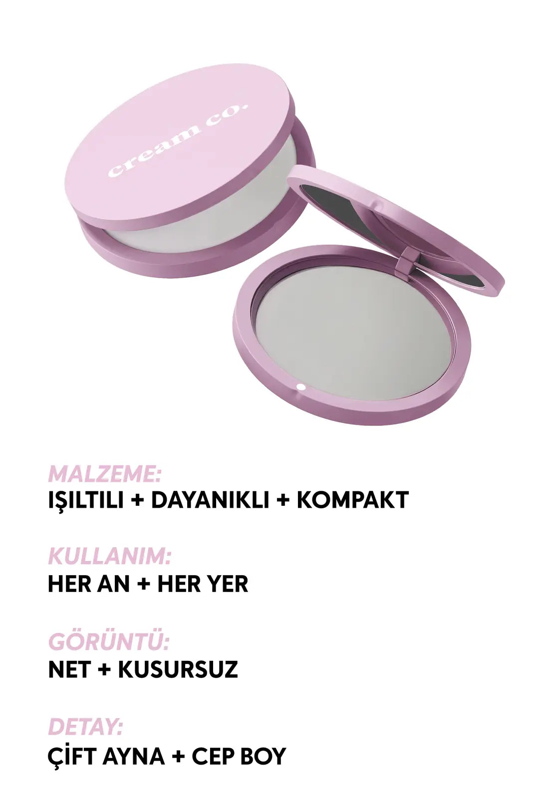 Dudak Nemlendirici & Ayna Seti Cupcake