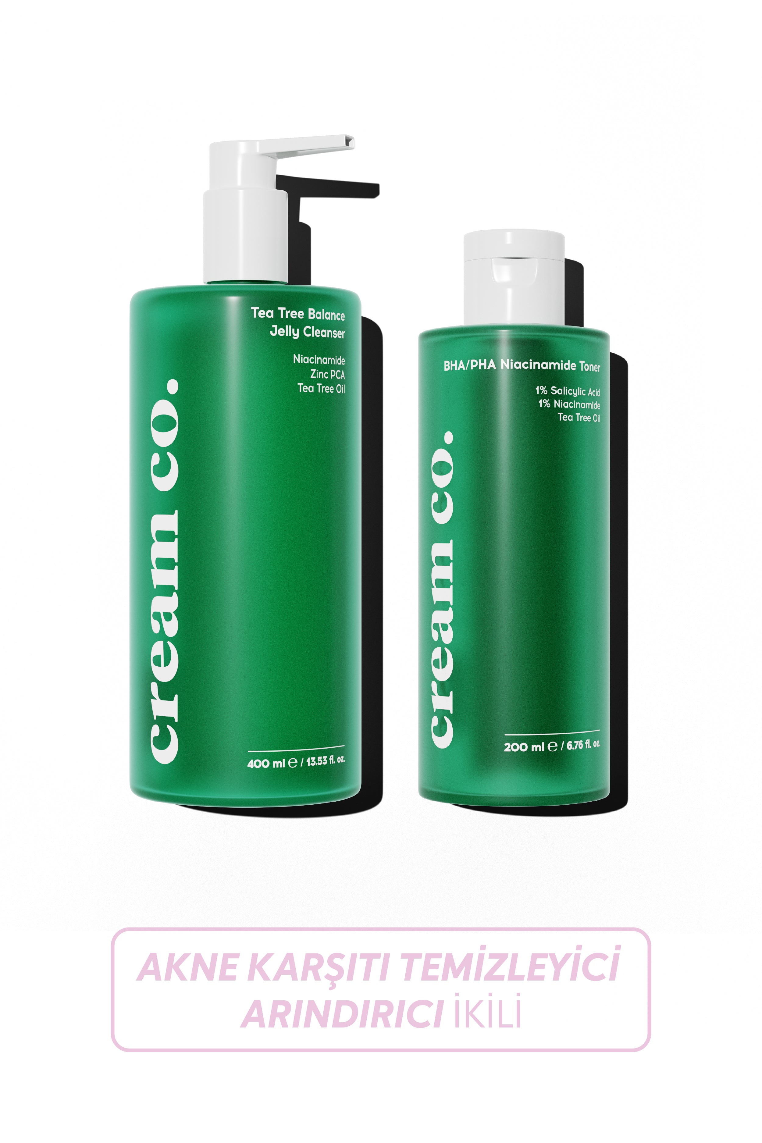 Akne Karşıtı Temizleyici Arındırıcı İkili