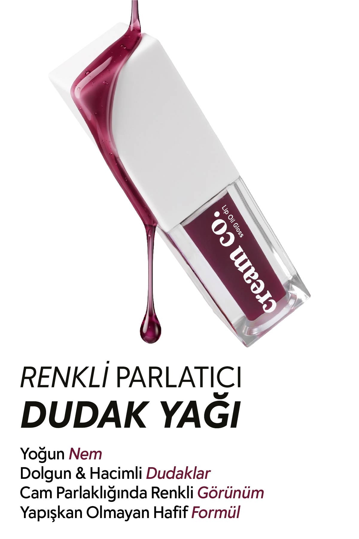 Lip Oil Gloss Black Cherry