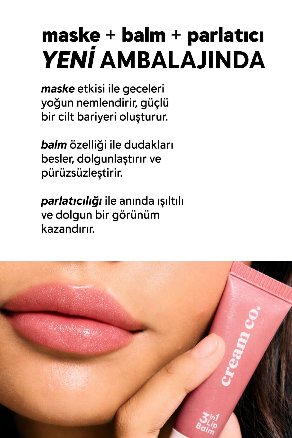 3in1 Lip Balm - Shimmer Sugar Plum
