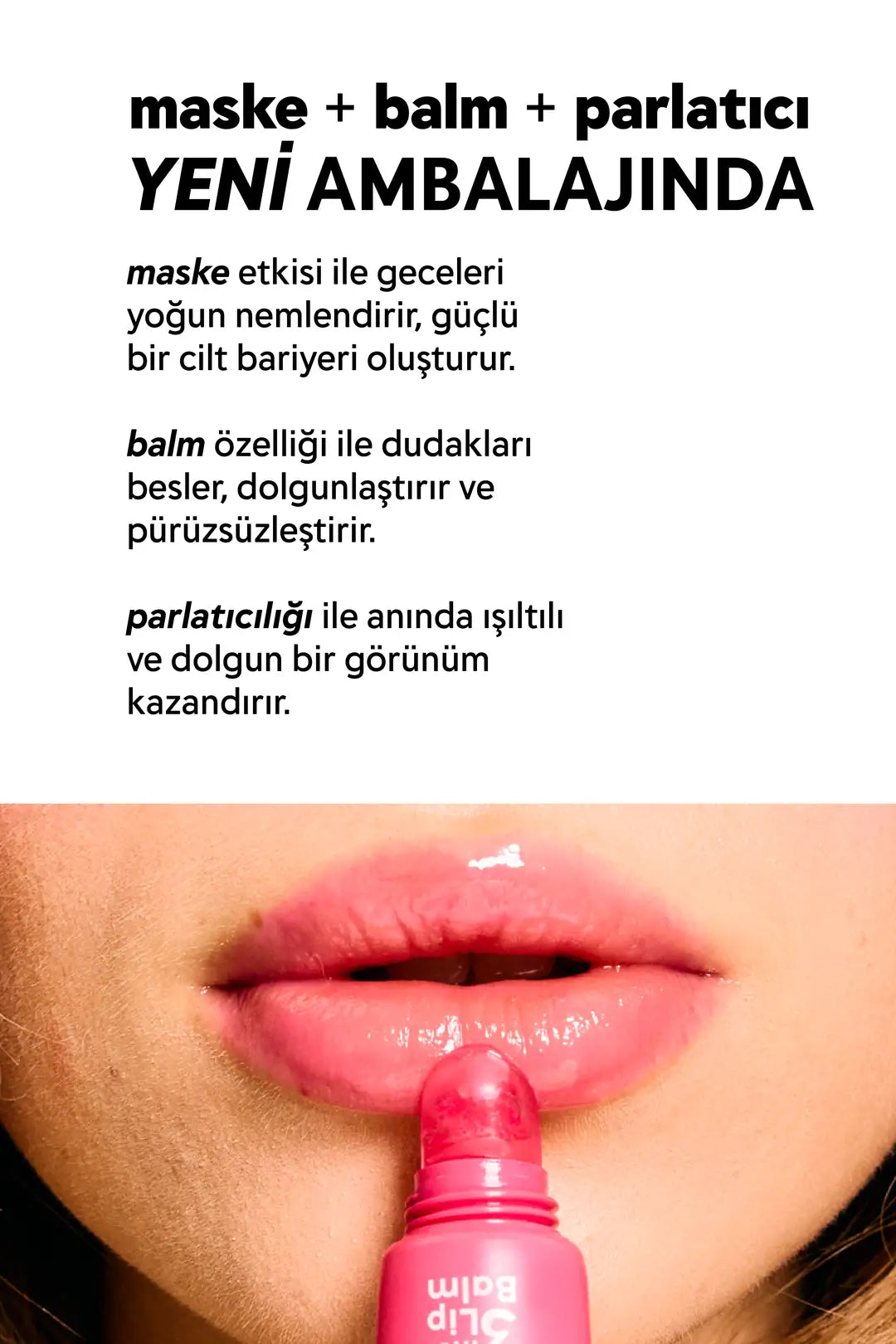 3in1 Lip Balm Bubblegum