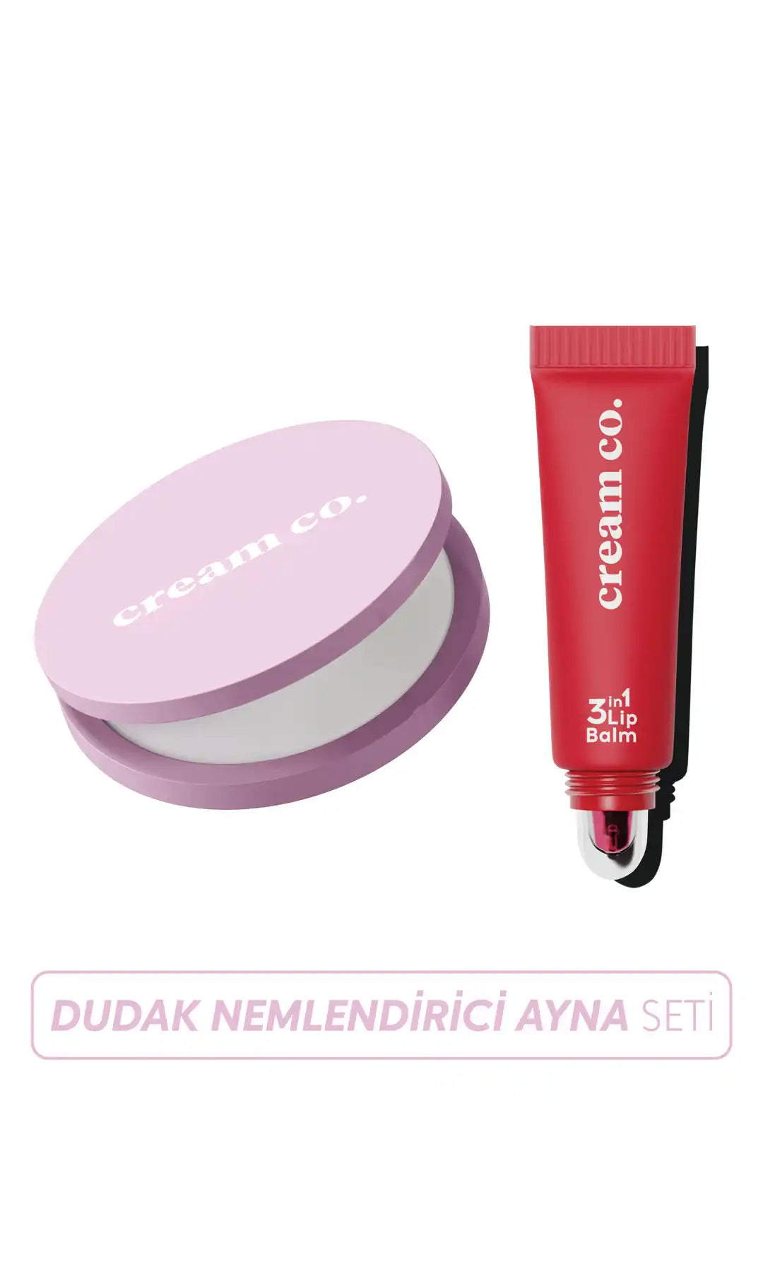 Dudak Nemlendirici & Ayna Seti Strawberry Sorbet